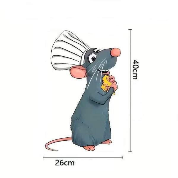 Adesivo de Parede Chef Remy - Ratatouille na Cozinha