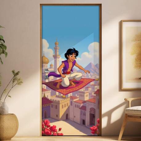 Adesivo de Porta Aladdin