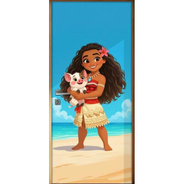 Adesivo de Porta Moana