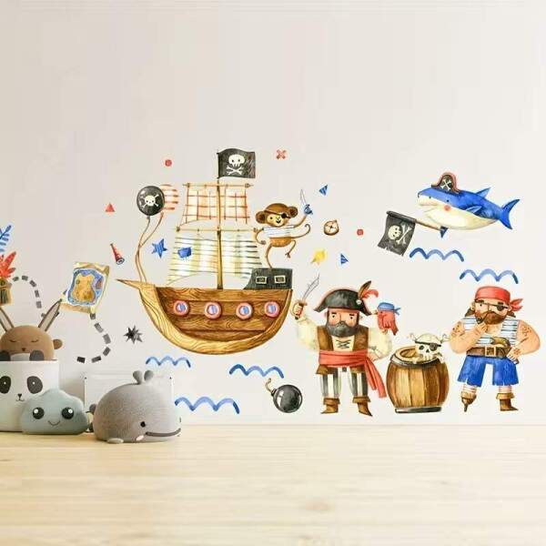 Adesivo de Parede Aventura Pirata