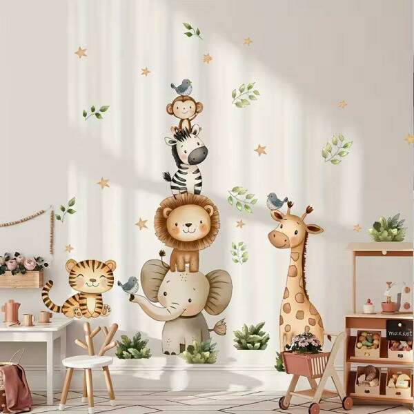 Adesivo de Parede Animais da Floresta