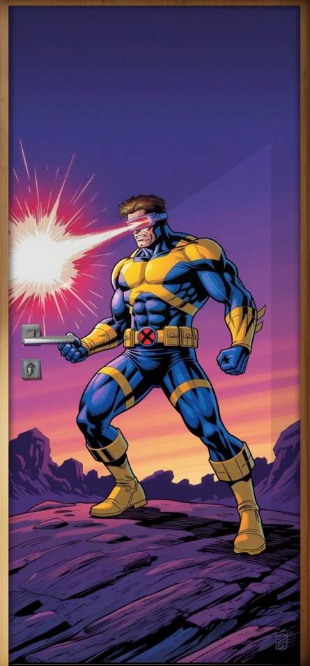 Adesivo de Porta Ciclop