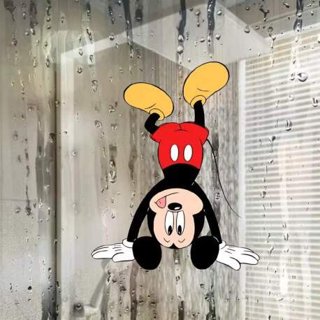Adesivo de Parede Mickey Mouse Divertido