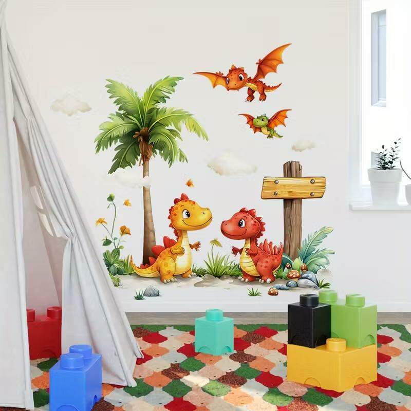 Adesivo de Parede Dinossauro Divertido