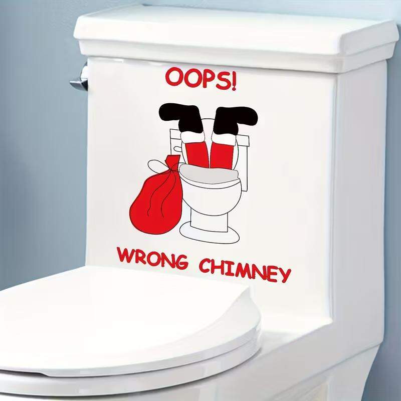 Adesivo Para Vaso Acoplado Papai Noel Irreverente