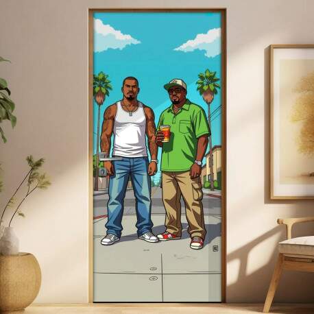 Adesivo de Porta Franklin GTA 5