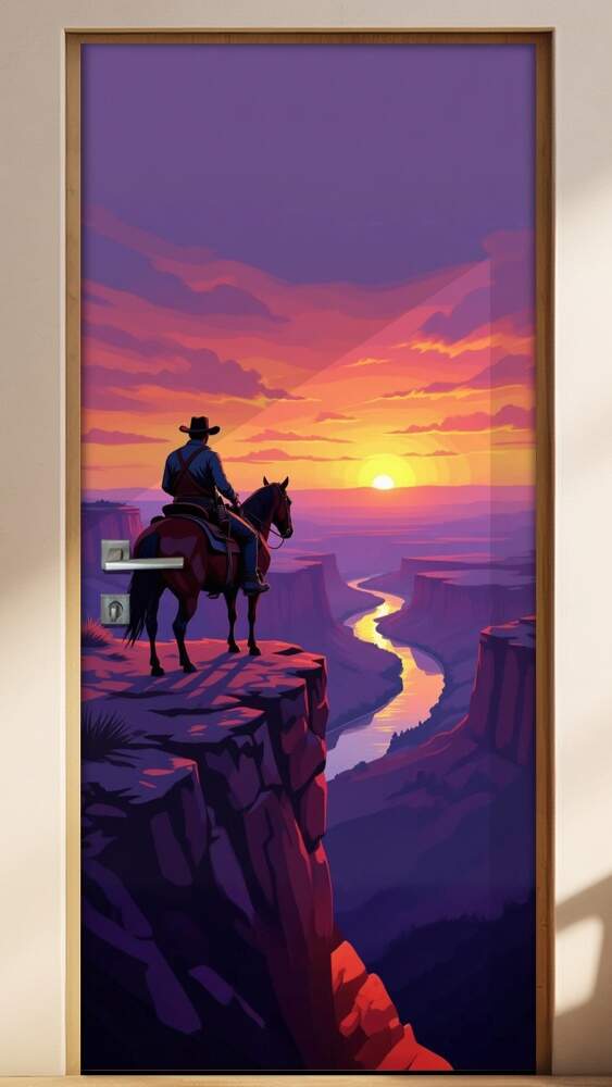 Adesivo de Porta Red Dead Redeption