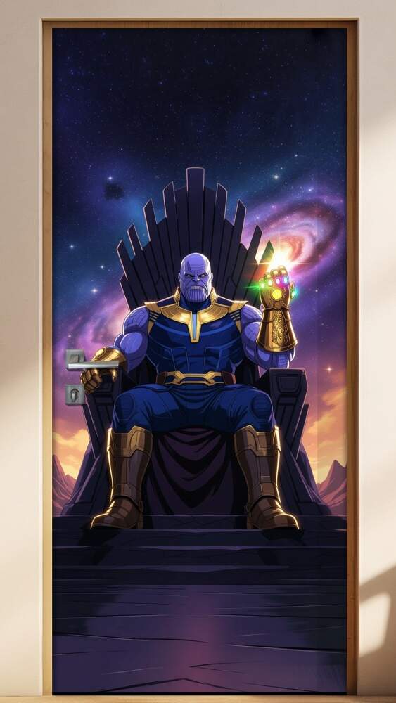 Adesivo de Porta Thanos