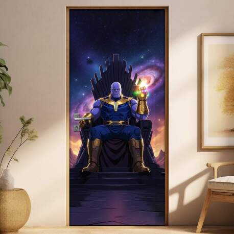 Adesivo de Porta Thanos