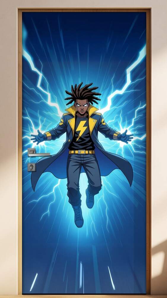 Adesivo de Porta Super choc