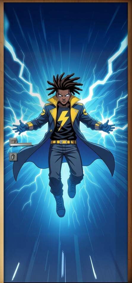 Adesivo de Porta Super choc