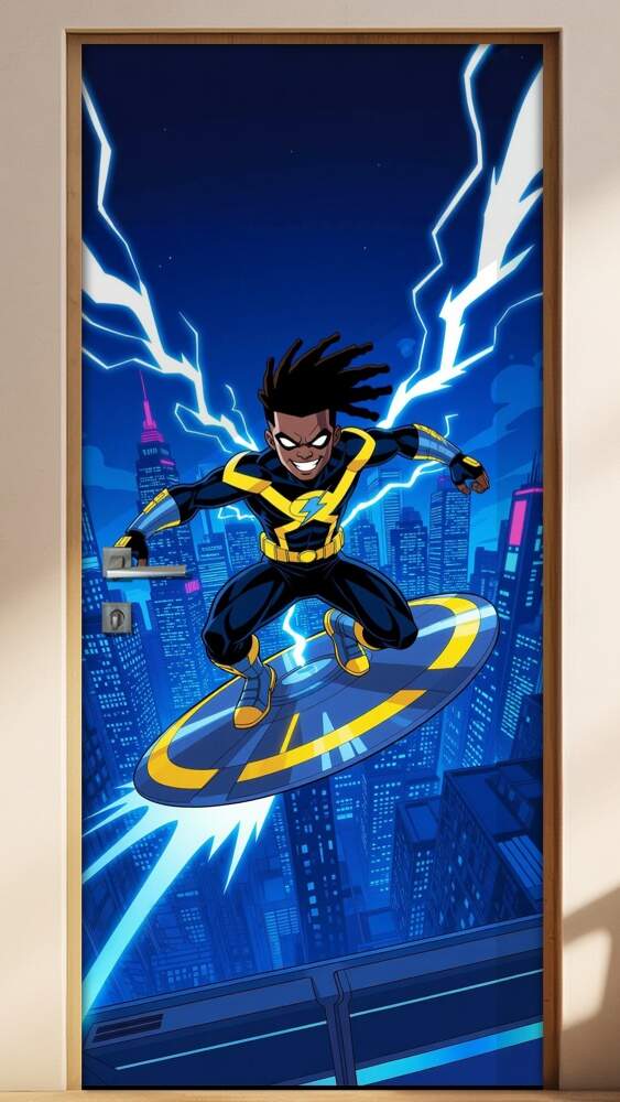 Adesivo de Porta Super choc