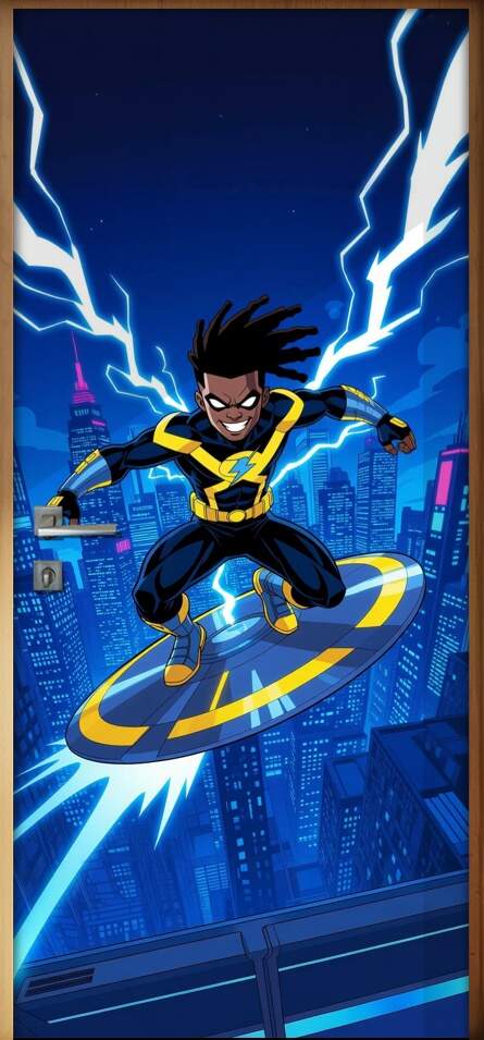 Adesivo de Porta Super choc