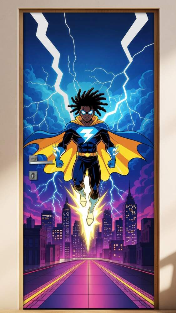 Adesivo de Porta Super choc