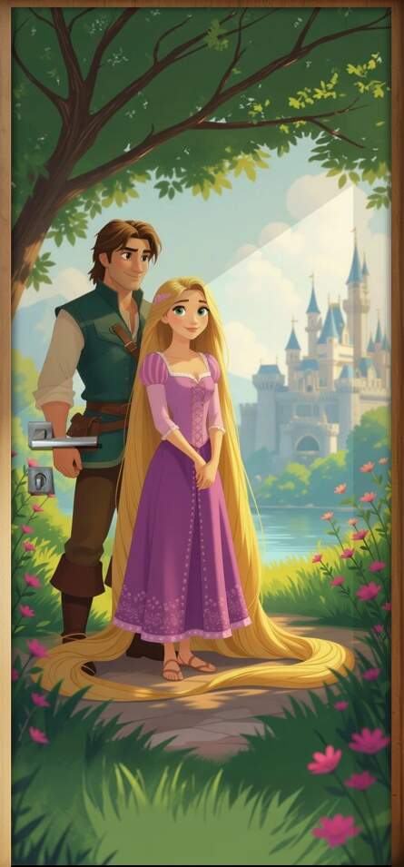 Adesivo de Porta Enrolados