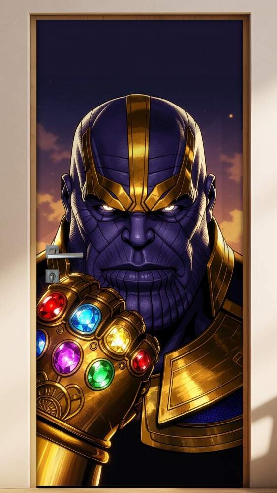Adesivo de Porta Thanos