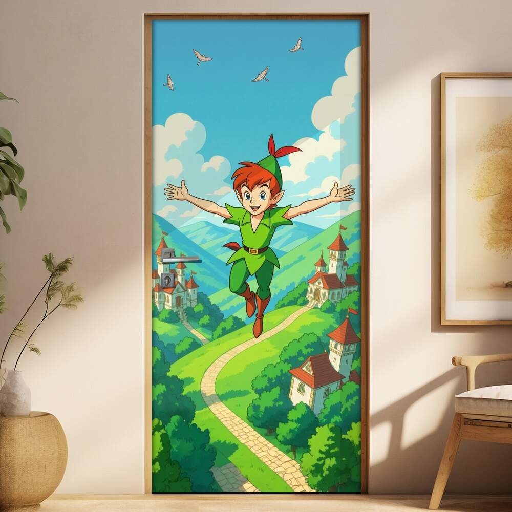 Adesivo de Porta Peter Pan