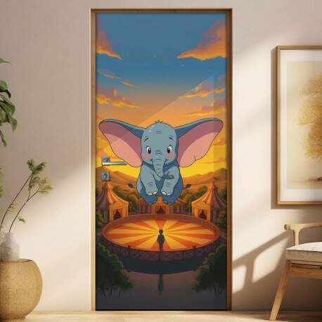 Adesivo de Porta Dumbo