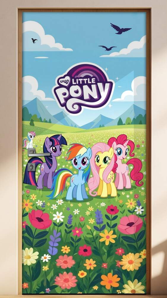 Adesivo de Porta My Little Pony