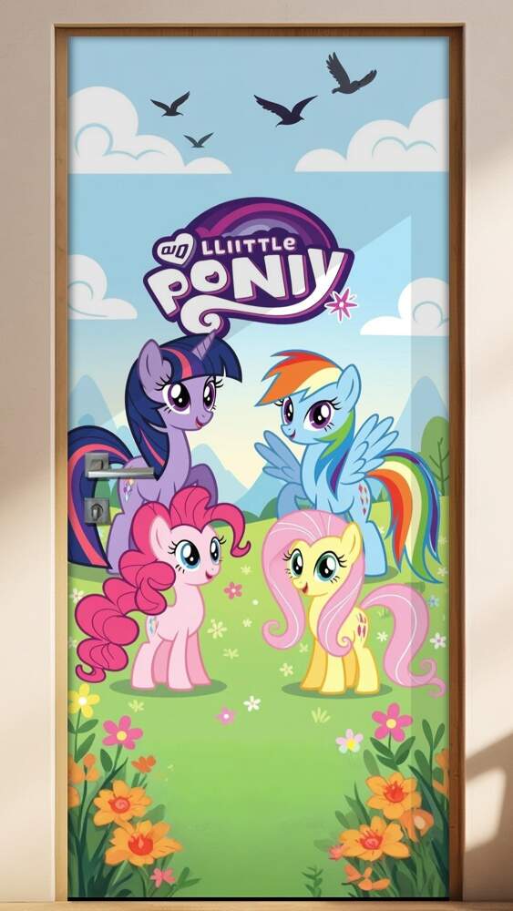 Adesivo de Porta My Little Pony