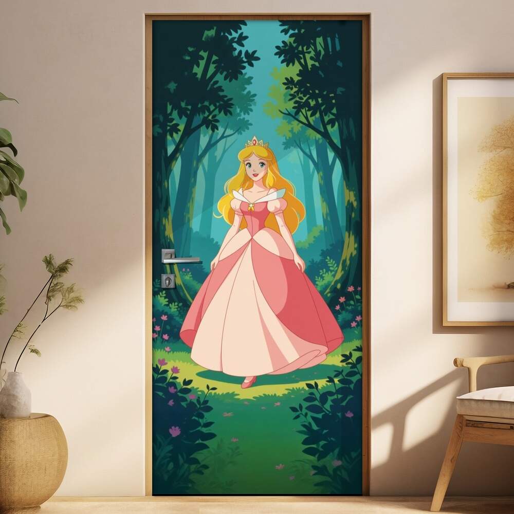 Adesivo de Porta Aurora ( Bela Adormecida)