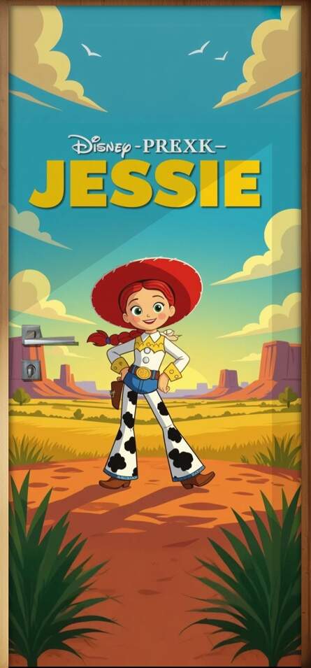Adesivo de Porta Jessie