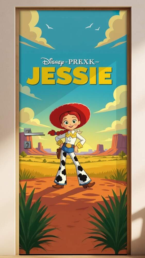 Adesivo de Porta Jessie