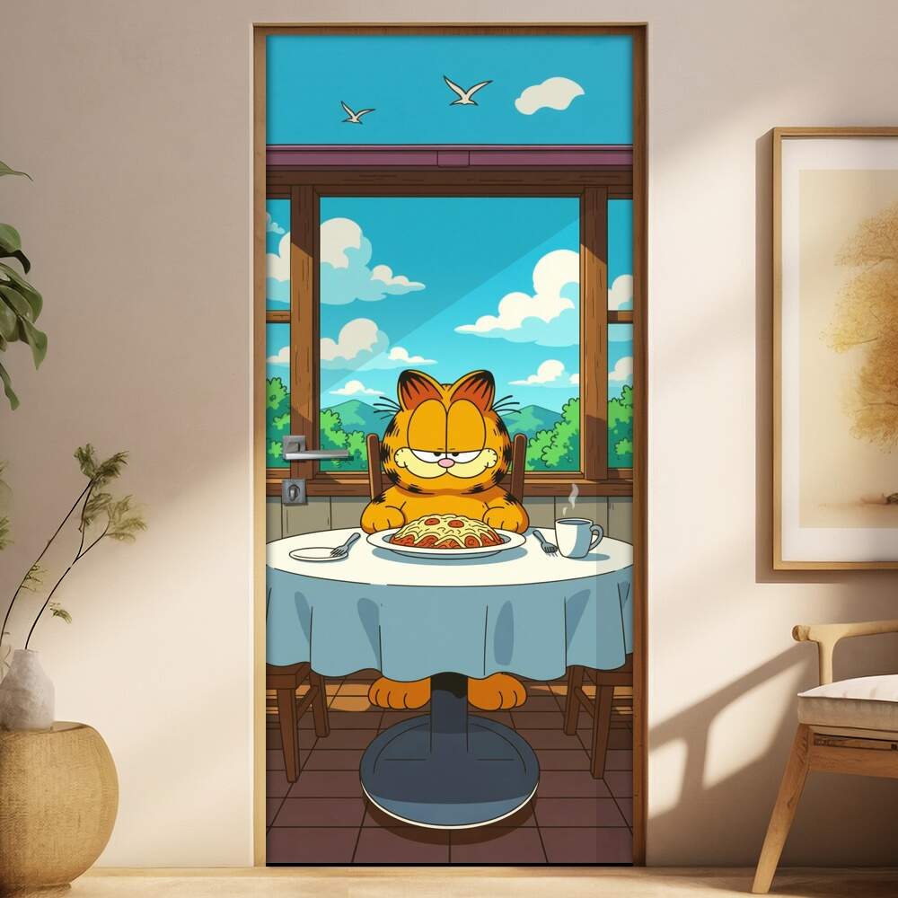 Adesivo de Porta Garfield