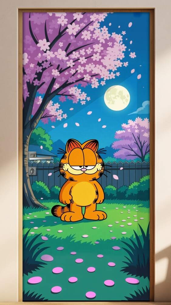 Adesivo de Porta Garfield