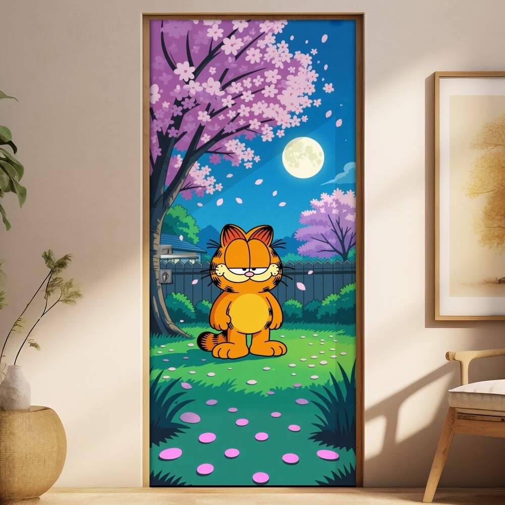 Adesivo de Porta Garfield