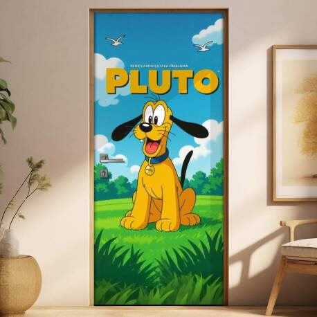 Adesivo de Porta Pluto