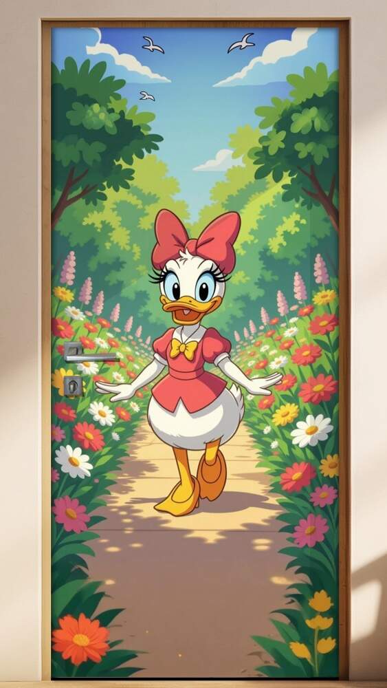 Adesivo de Porta Margarida