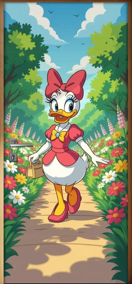 Adesivo de Porta Margarida