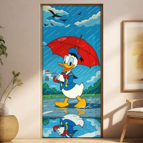 Adesivo de Porta Pato Donald