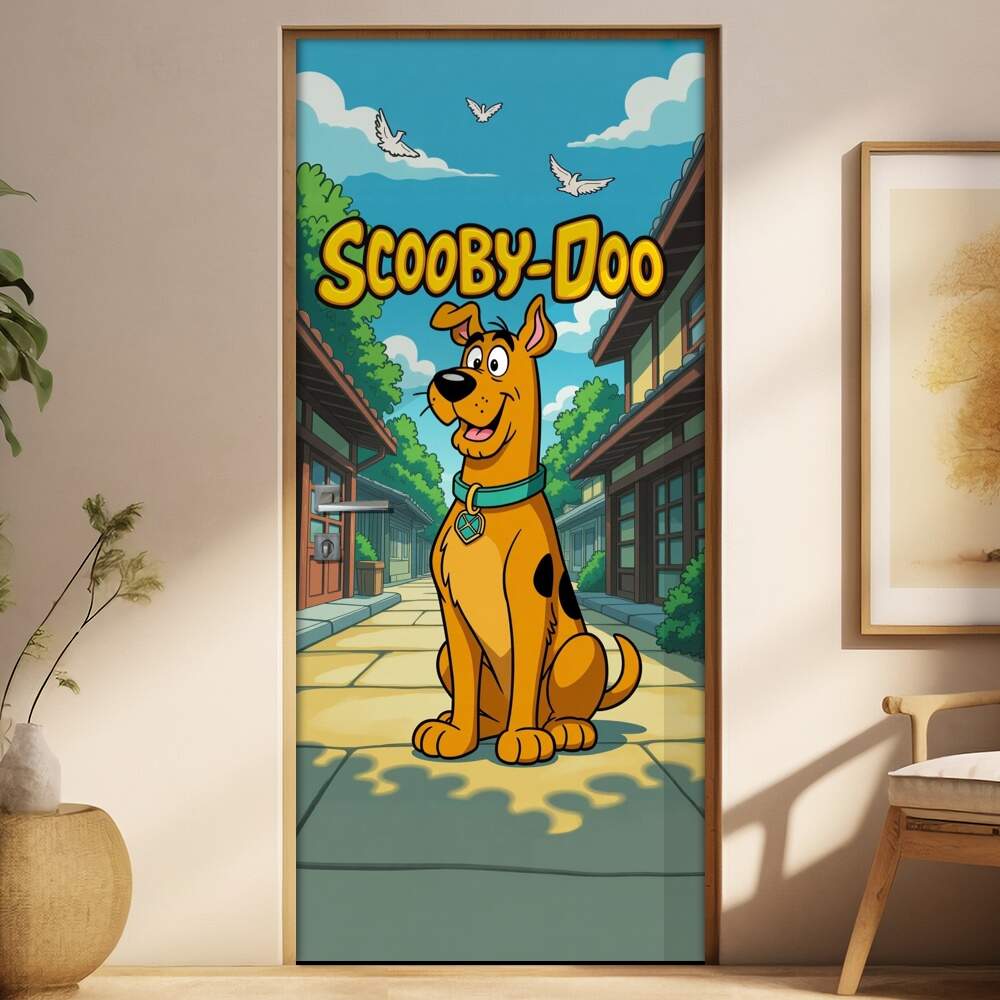 Adesivo de Porta Scooby-Doo