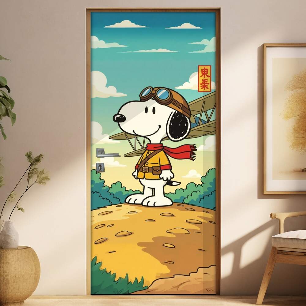 Adesivo de Porta Snoopy
