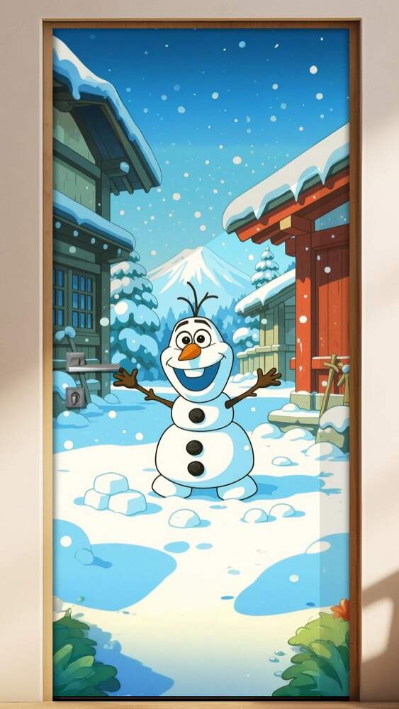 Adesivo de Porta Olaf