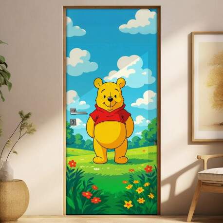 Adesivo de Porta Ursinho pooh