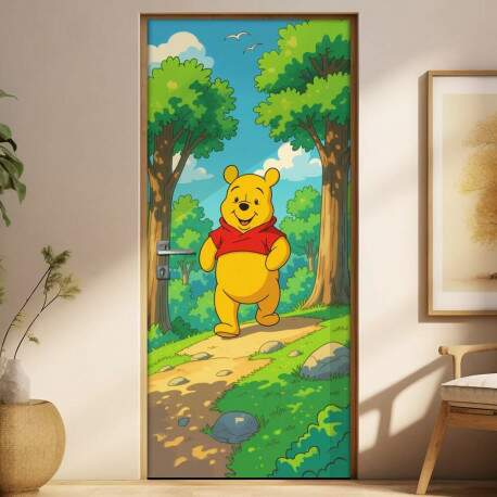 Adesivo de Porta Ursinho pooh