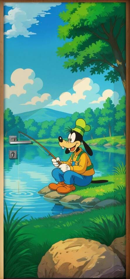 Adesivo de Porta Pateta