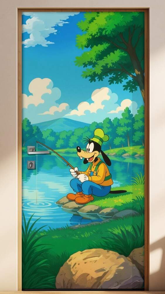 Adesivo de Porta Pateta