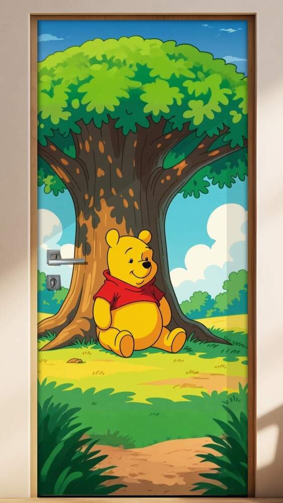 Adesivo de Porta Ursinho pooh