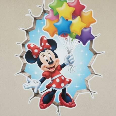Adesivo de Parede Minnie Mouse - Terra do Encanto