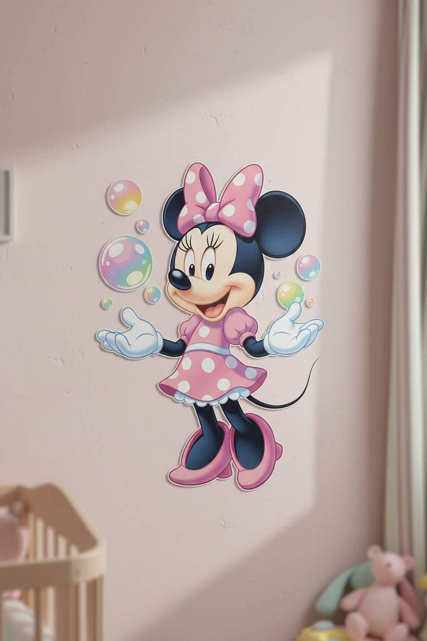Adesivo de Parede Minnie Decorativa