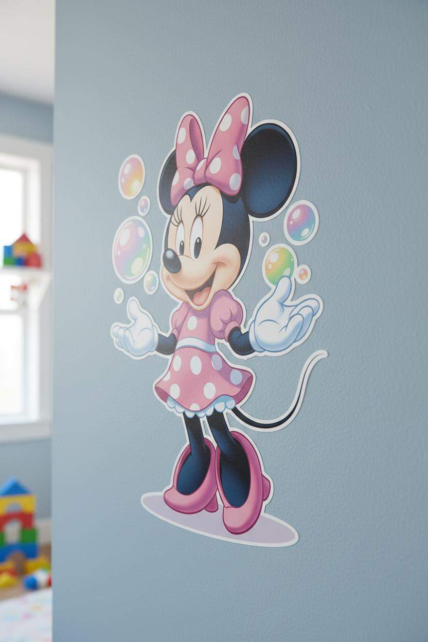 Adesivo de Parede Minnie Decorativa