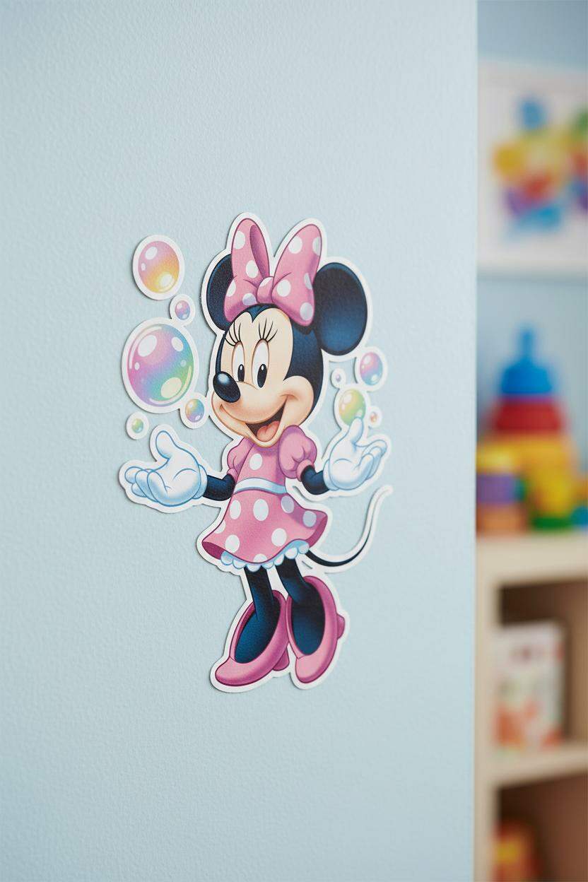 Adesivo de Parede Minnie Decorativa