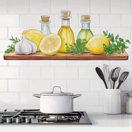 Adesivo de Parede Culinria Falfur Limo