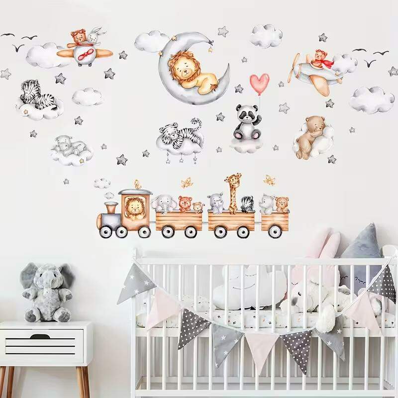 Adesivo de Parede Infantil Animais da Selva