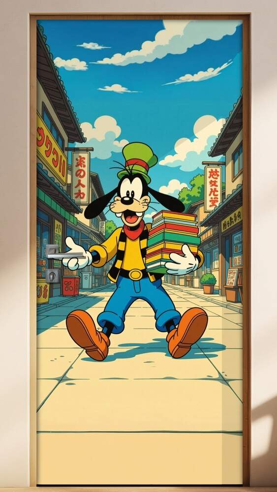 Adesivo de Porta Pateta