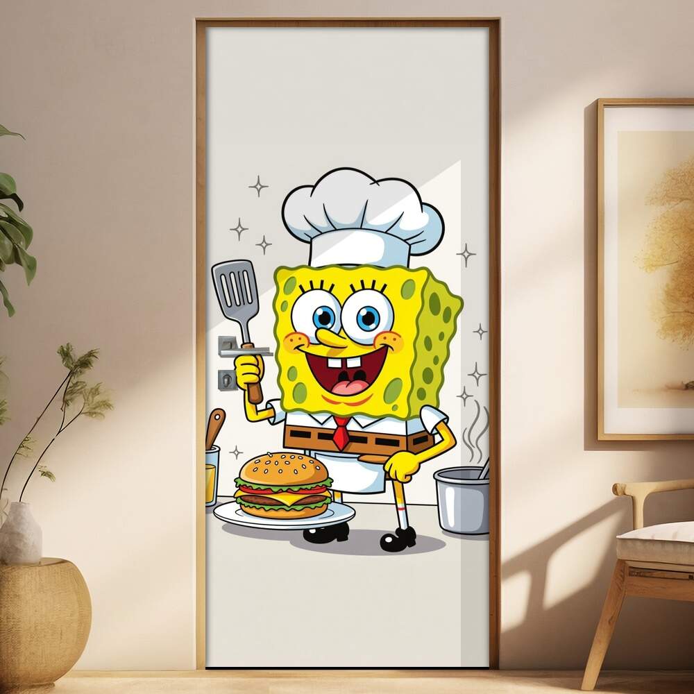 Adesivo de Porta Bob Esponja